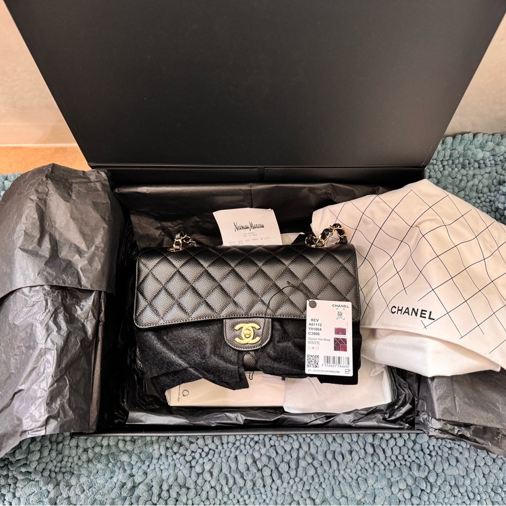 Chanel Classic Medium Bag with Gold Hardware
